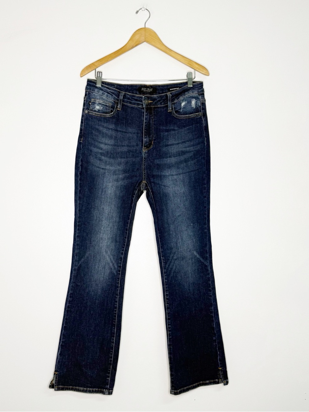 Judy Blue Slim Bootcut Jeans Size 13/31 Dark Wash Stretch Denim